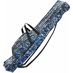 Equipo De Pesca Surfcasting Sunfry 3 Capas Bolsa de Pesca 150CM Estuche de Caña de Pescar Oxford Organizador Portátil Bolsa para Cañas de Pescar Bolsa de Pesca Plegable de para Llevar Caña de Pescar Bolsa de