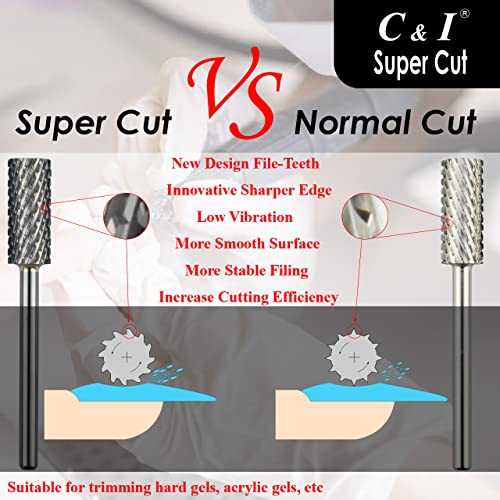 Broca para máquina de manicura Super Cut edición fina miniatura 4