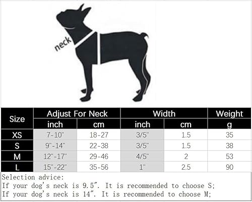 Miniatura 4 de Lindo collar para perros XS, pequeños, medianos y grandes, collar de nailon suave para mascotas, estampado 3D, con patrones multicolor, collares