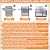 17 1/8 X 9 3/8" Grill Emitter Grates for Charbroil TRU-Infrared 2 Burner 463644220 463642316, G362-2100-W1 Replacement for Charbroil Parts 463632320 463675016 463245518 463675016P1 466642316 466642416