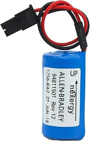 Miniatura 6 de BUCADU 2 Pack 3V 1200mAh 1756-BA2 Non-Rechargeable PLC Battery for Allen Bradley 1756-BA2 BR23A-AB 1745-B1