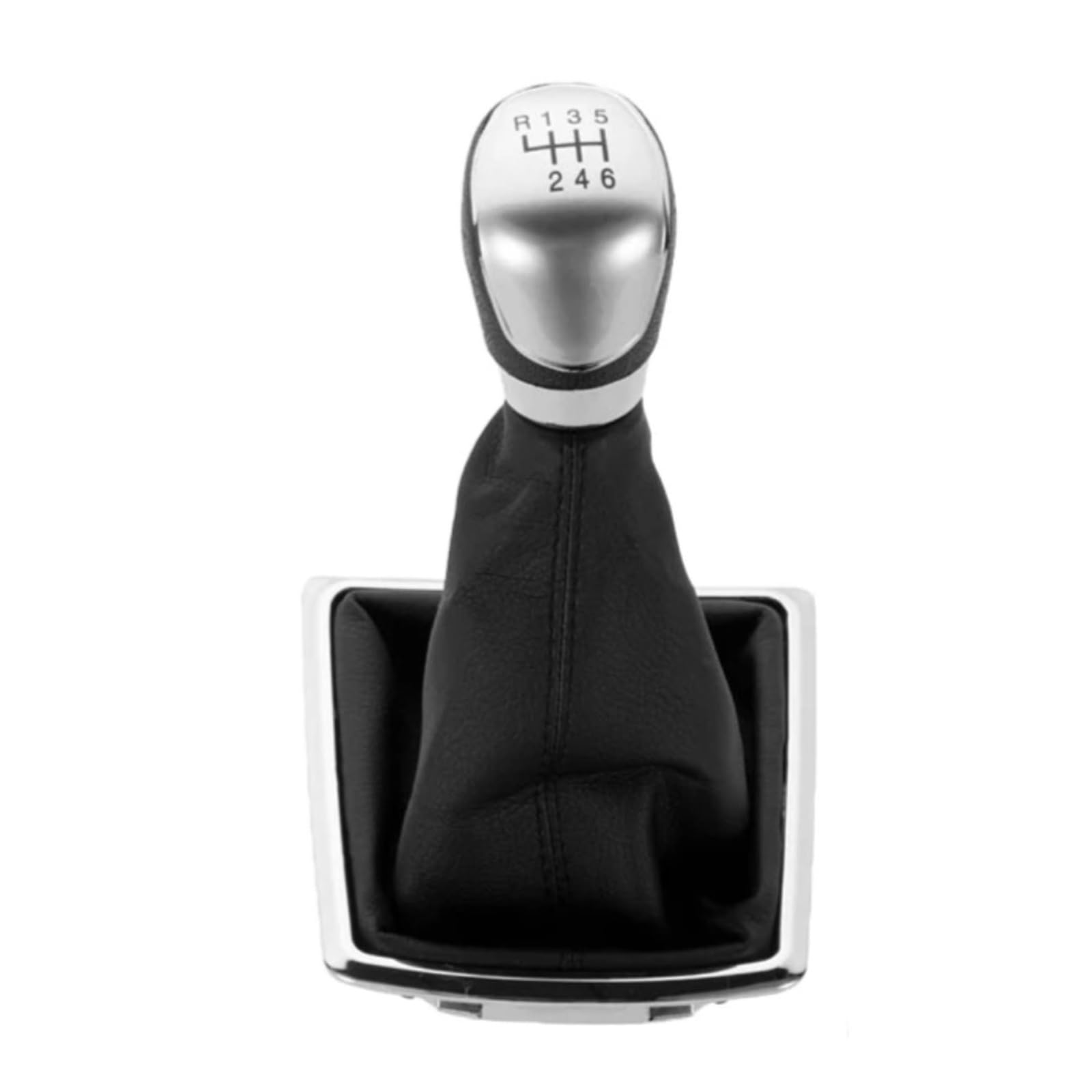 Kunyos Small Matte 6 Insert Gear Shifter Knob For Fiesta 2008-2012 For Focus Mk2 2005-2011 Stylish