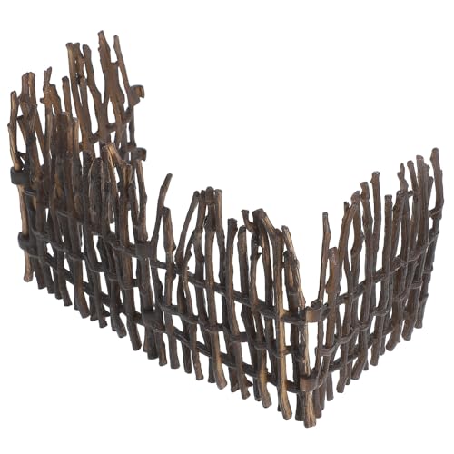 HEALEEP �~�j�`���A�d���̒둕���t�F���X4PCS ���� �Ȗؐ��~�j�`���A�K�[�f���t�F���X ���z�͌^�� �n�E�X�p�~�j�I�[�i�����g ���O�뉀�i�ό�