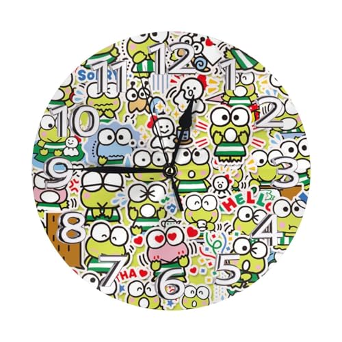 낯낯 Ǌ|v EH[NbN uv a25cm CeA ǂv AiO É Abj Wall Clock dr xbh[ u|p ₷ fXNgbvNbN bsO