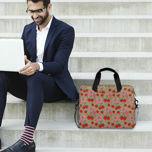 Funda portátil para laptop de 15.6 pulgadas con diseño de leopardo miniatura 3