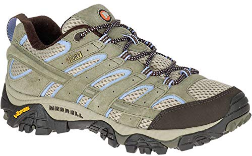 Merrell Women's Moab 2 Waterproof Hiking Shoe, Dusty Olive, 5 W US