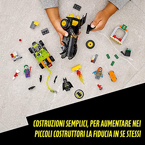 LEGO-DC-Batman-vs-Joker-Inseguimento-con-la-Batmobile-Set-Macchina-dei-Supereroi-per-Bambini-dai-4-anni-in-su-76180