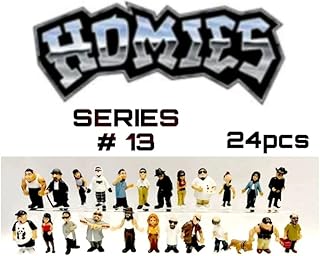 Homies Figures 1.75â€³ Series #13 Complete Set of 24 Pcs Loose Sealed Bags