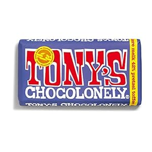 Tony’s Chocolonely – Chocoladereep Donkere Melk Pretzel Toffee – 1 x 180 Gram – Belgische Fairtrade Chocolade