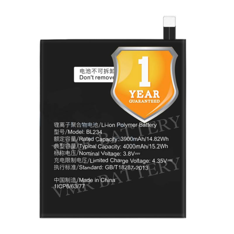 Image of Original BL234 Battery Compatible for Lenovo Vibe P1m (P1ma40) | Lenovo P70 (P70-A) | P70A | P70t | Lenovo A5000 - (4000mAh) - 1 Year Warranty