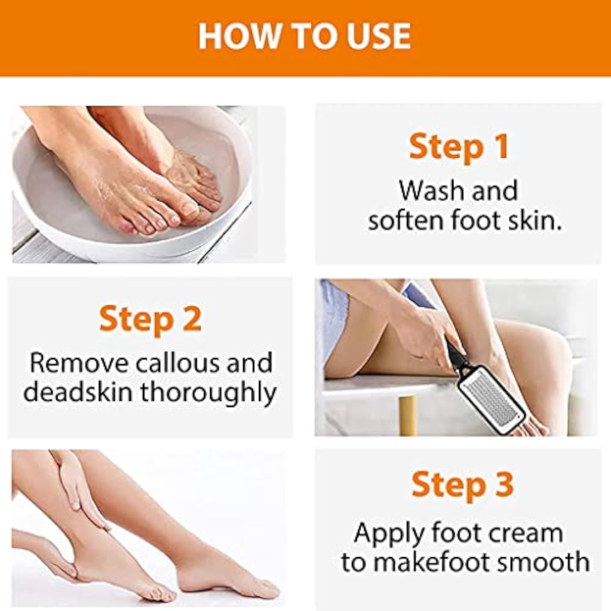Stainless Steel Foot Exfoliating Scrubber Cleaner File