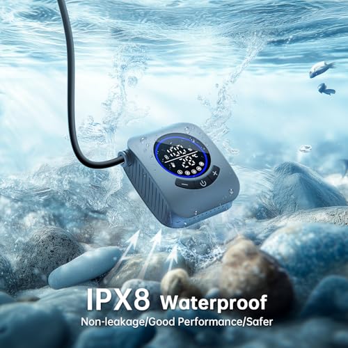 Ducha portátil IGRL con bomba recargable de 8000mAh, 4 modos de rociado, impermeable IPX8, ideal para camping, viajes, lavado de autos, baño de mascotas y riego miniatura 6