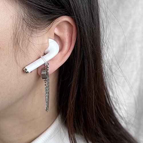 6 Pairs Anti-Lost Earrings Hook For Airpods,Airpods Pro Anti Lost Ear Clips Pendant For Women And Girls,Earring Hanging Chain For Airpods Suitable For Hiking/Jogging/Working/Running/Gym (6 Pairs A) #TOP3