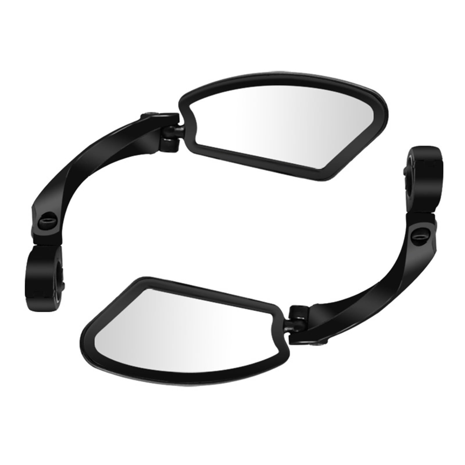 Mini Fahrradlenker Spiegel Bicycle Rearview Mirror, 360° Rotatable Wide Range for Bike & Electric Scooter Handlebar(1Set(Left and Right))