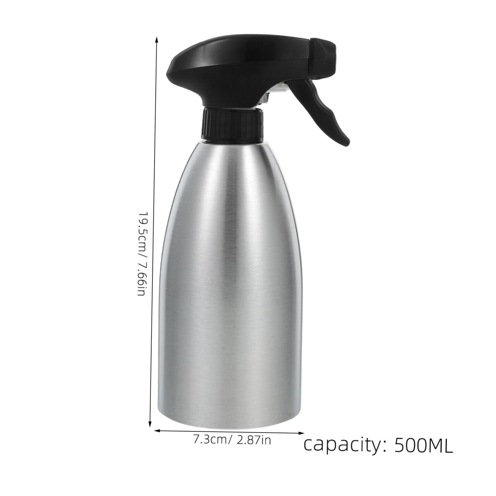 SUPVOX Barbecue Oil Sprayer Food Grade Stainless Steel Spray Bottle Versatile for Outdoor Cooking Gardening and Cleaning