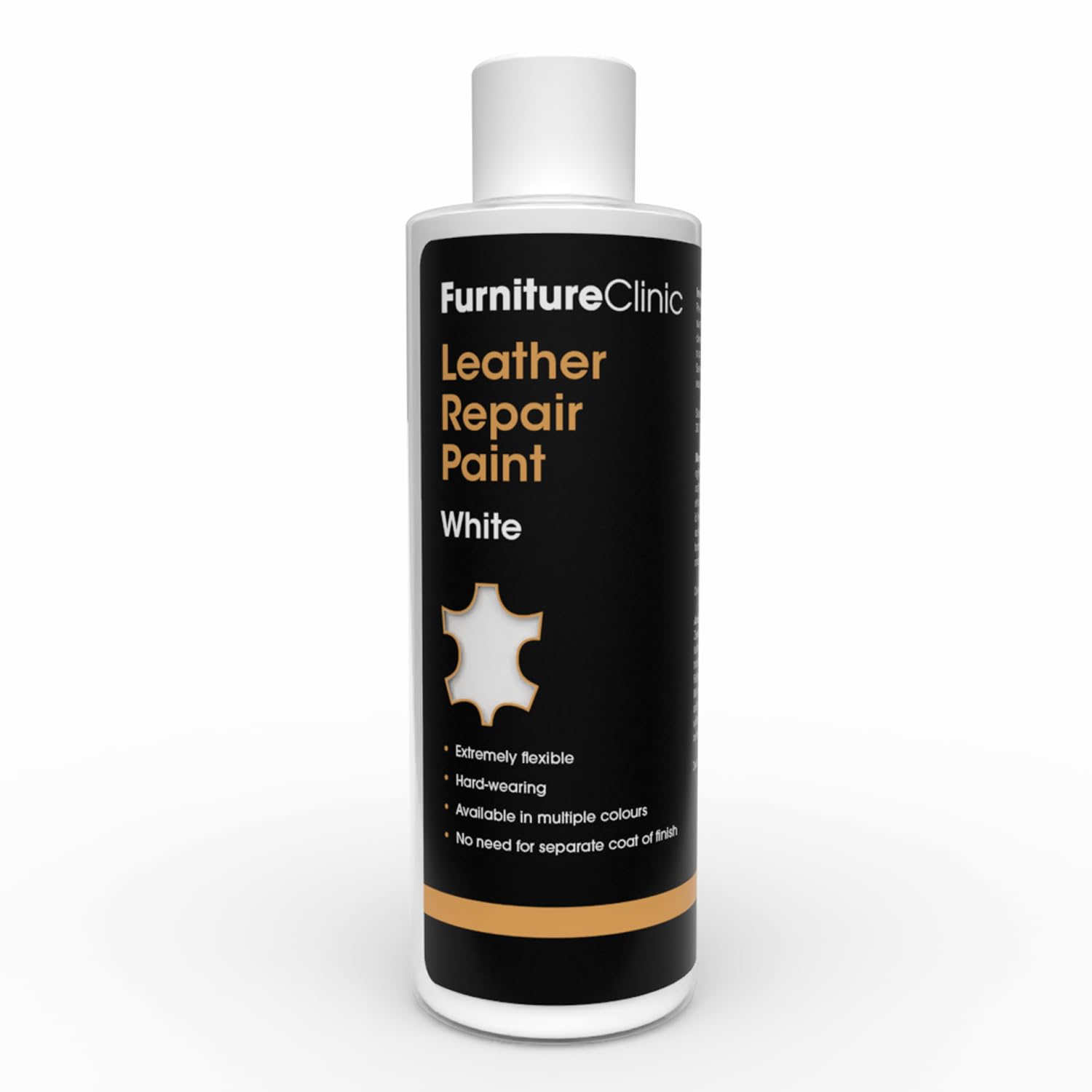 Furniture Clinic Leather Repair Paint, Color and Finish, White
