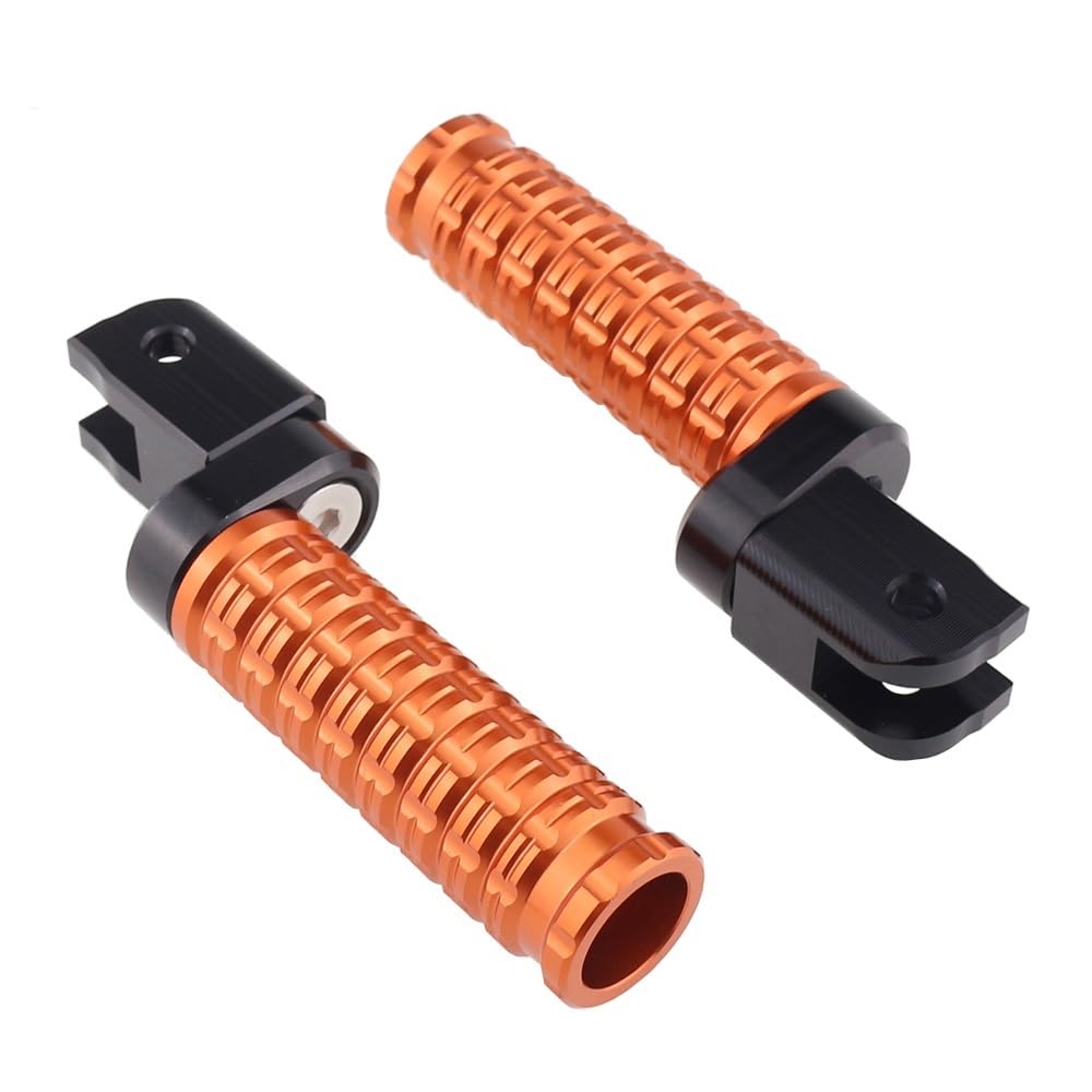 Repose-pieds avant pour Triumph Trident 660 en aluminium CNC premium orange