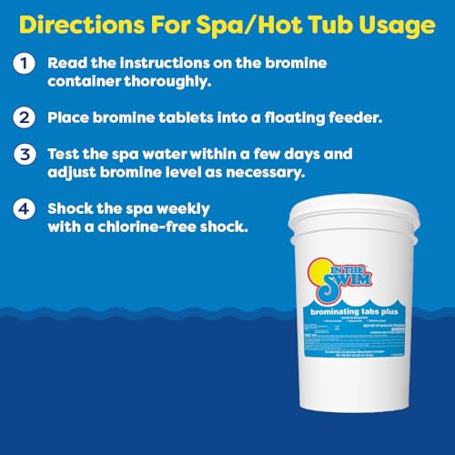 In The Swim U138004032AE 1 Inch Bromine Plus Tablet Sanitizer For Spas, Hot Tubs thumb #4