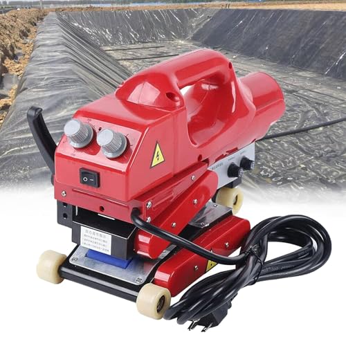 Kindevieft Soldadora De CuñA Caliente para Membranas Impermeables, Soldadora De CuñA Caliente para Geomembranas PE/PVC/Eva/Hdpe/PP, MáQuina Soldadora De Revestimiento Geotextil
