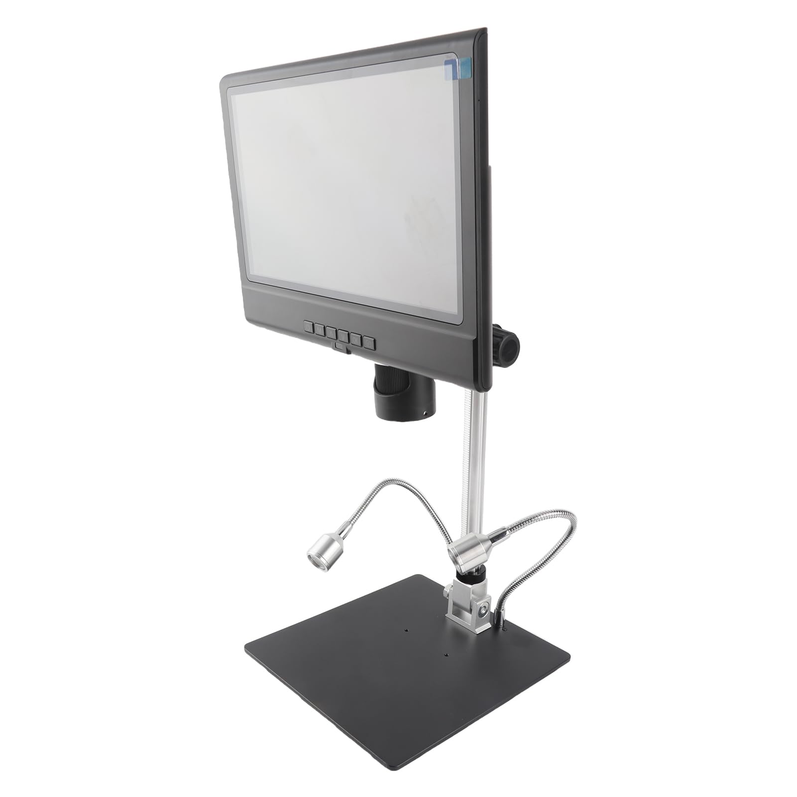 FTVOGUE 1080P 10-calowy Ekran LCD Mikroskop Cyfrowy 3-200X Zoom Mikroskop Lutowniczy z 7 Diodami LED Karta TF 8 GB do Kontroli Naprawy Elektroniki