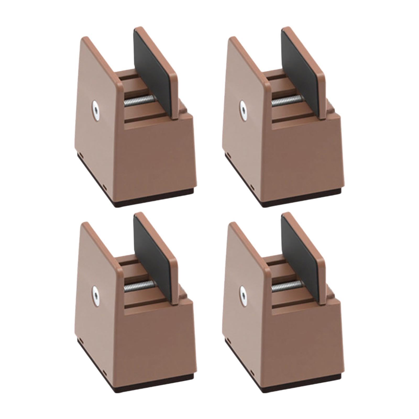 Yajuyi 4X Bed Leg Risers Furniture Leg Lifts Blocks Height Extenders for Office Table Living Room Furniture Thickness