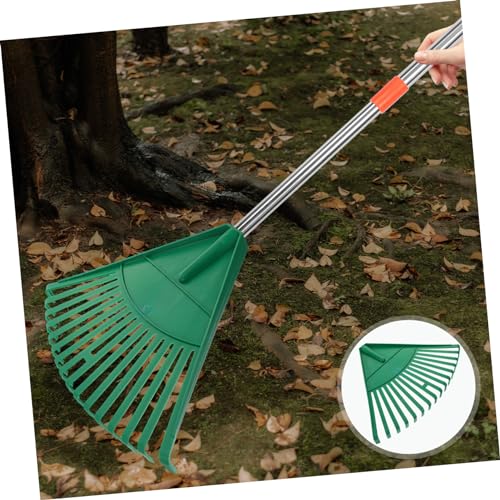 Rastrillo para Césped IMIKEYA Rastrillo para Hojas Verde miniatura 6