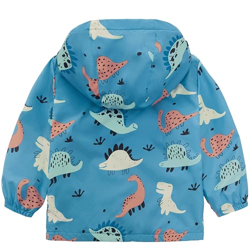 Image of Rokka&Rolla Toddler Boys' Water-Resistant Fleece Lined Windbreaker Transitional Jacket