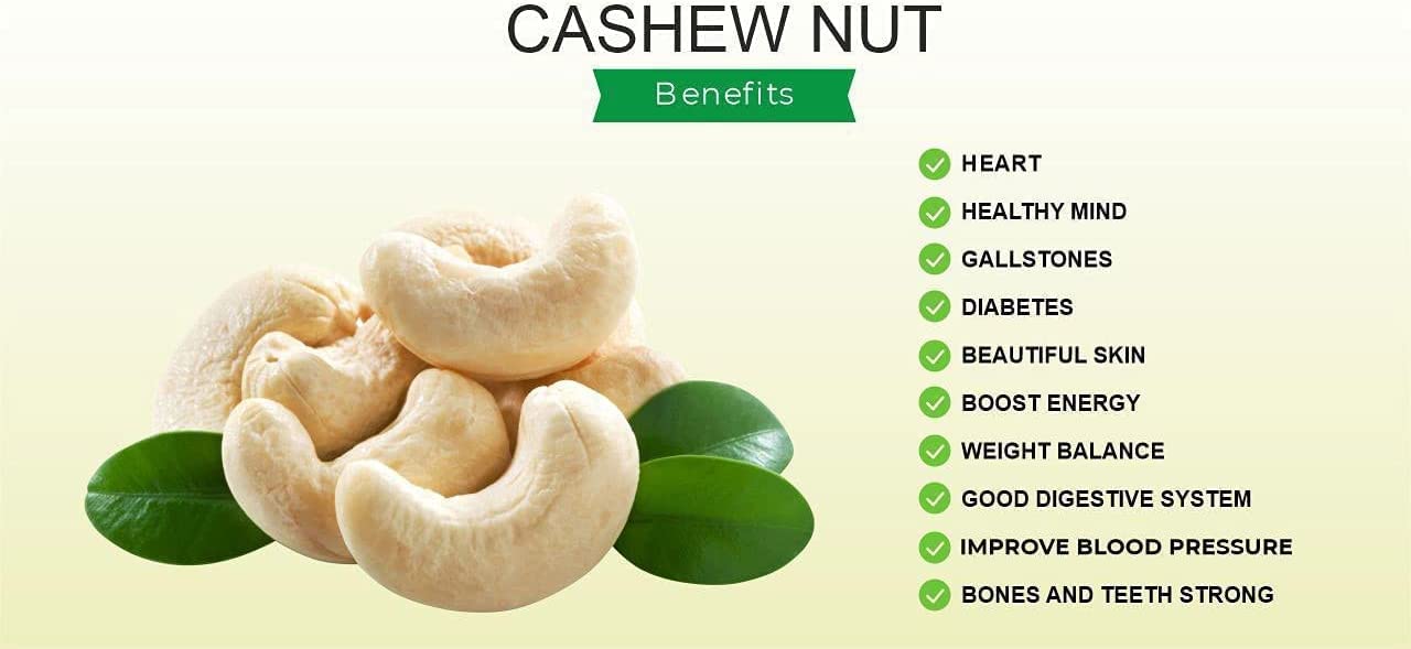 CROW Całe nerkowce, 100% naturalne, słodkie i chrupiące kaju premium (250)