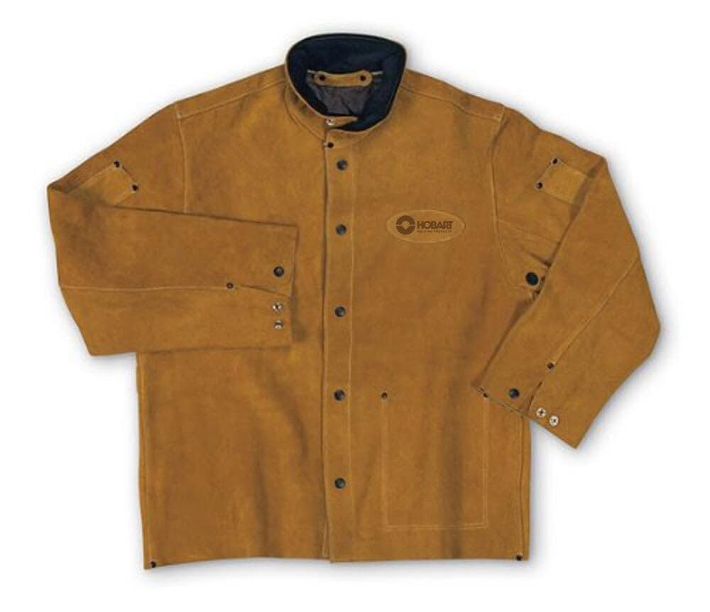HobartUnisex Adult Heavy protective work jackets, Brown, Large
