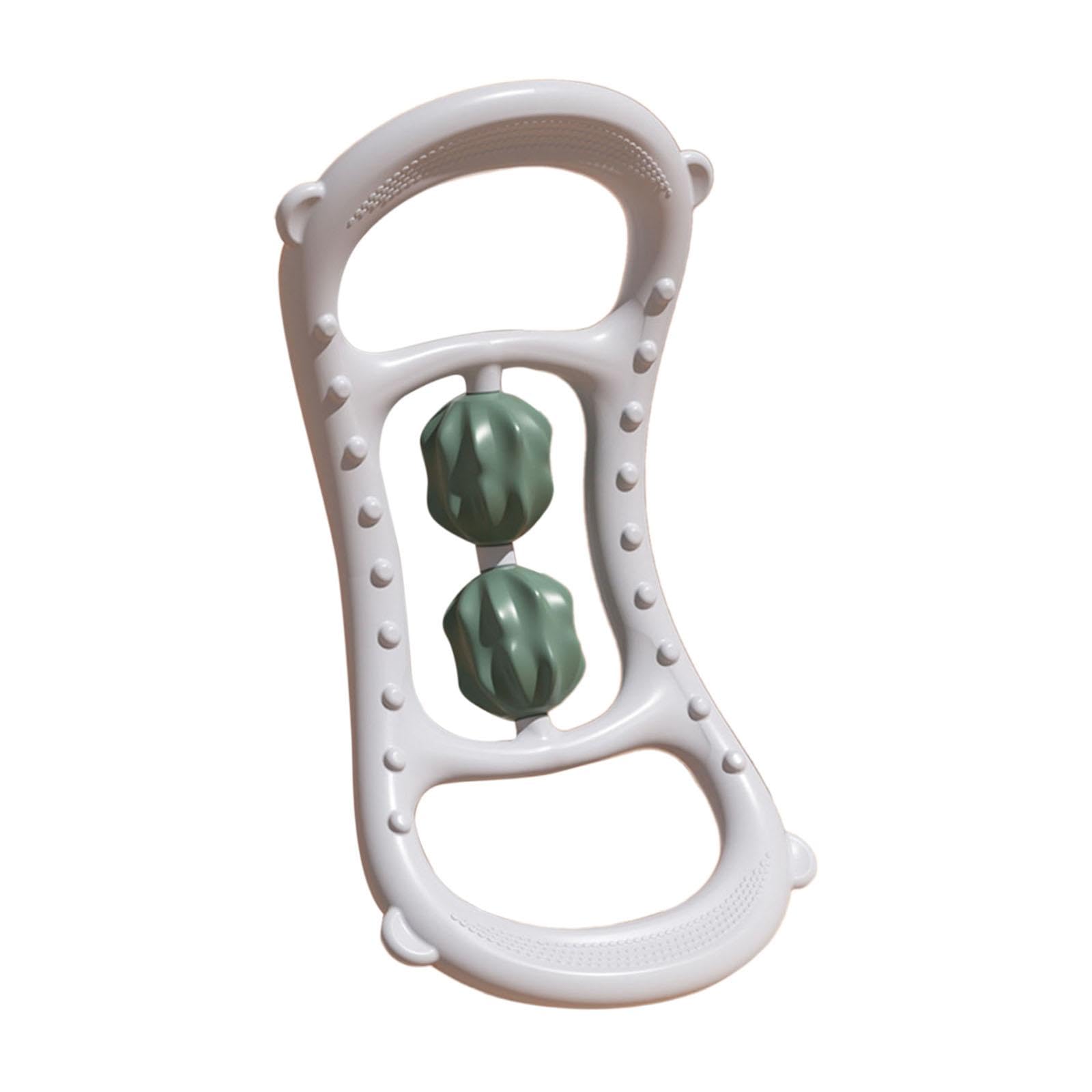 kowaku Pilates Circle Ring Home Gym Fitness Ring Practical Sport Massage Ring, Pilates Training Ring for Back Calf, Legs, White