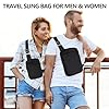 OSOCE Small Sling Bag for Men Women with RFID Pocket, Anti Theft Crossbody Chest Bag Casual Daypack Travel Bag for Hiking Shopping #2