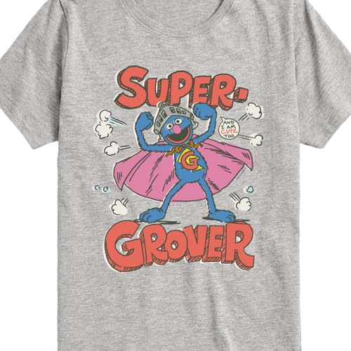 Sesame Street - Super Grover - Toddler and Youth Short Sleeve Graphic T-Shirt2
