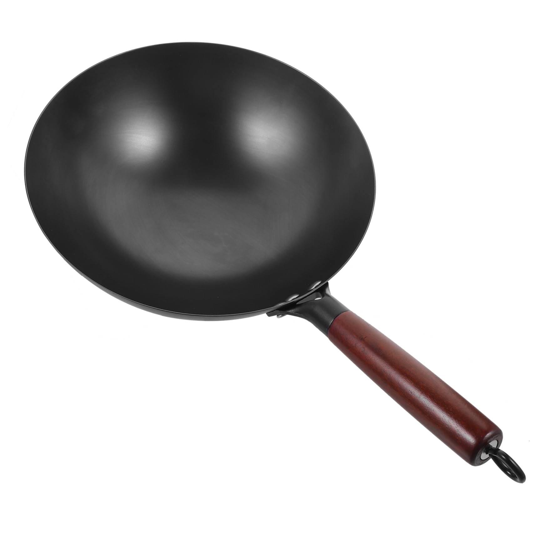Padella Wok Tradizionale Da Antiaderente e Manico Ergonomico Perfetta Per Cucina Domestica e Professionale