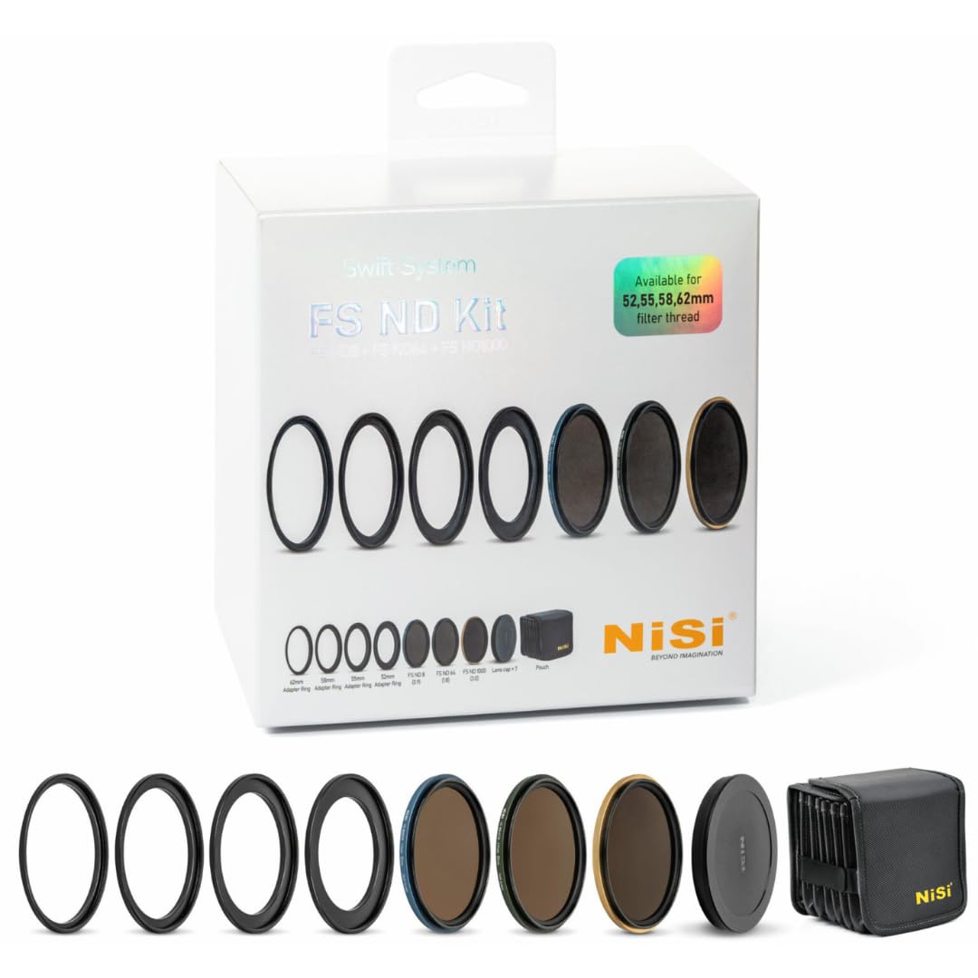 Amazon.co.jp: NiSi SWIFT FS NDキット(8+64+1000) 52-62mm : 家電＆カメラ
