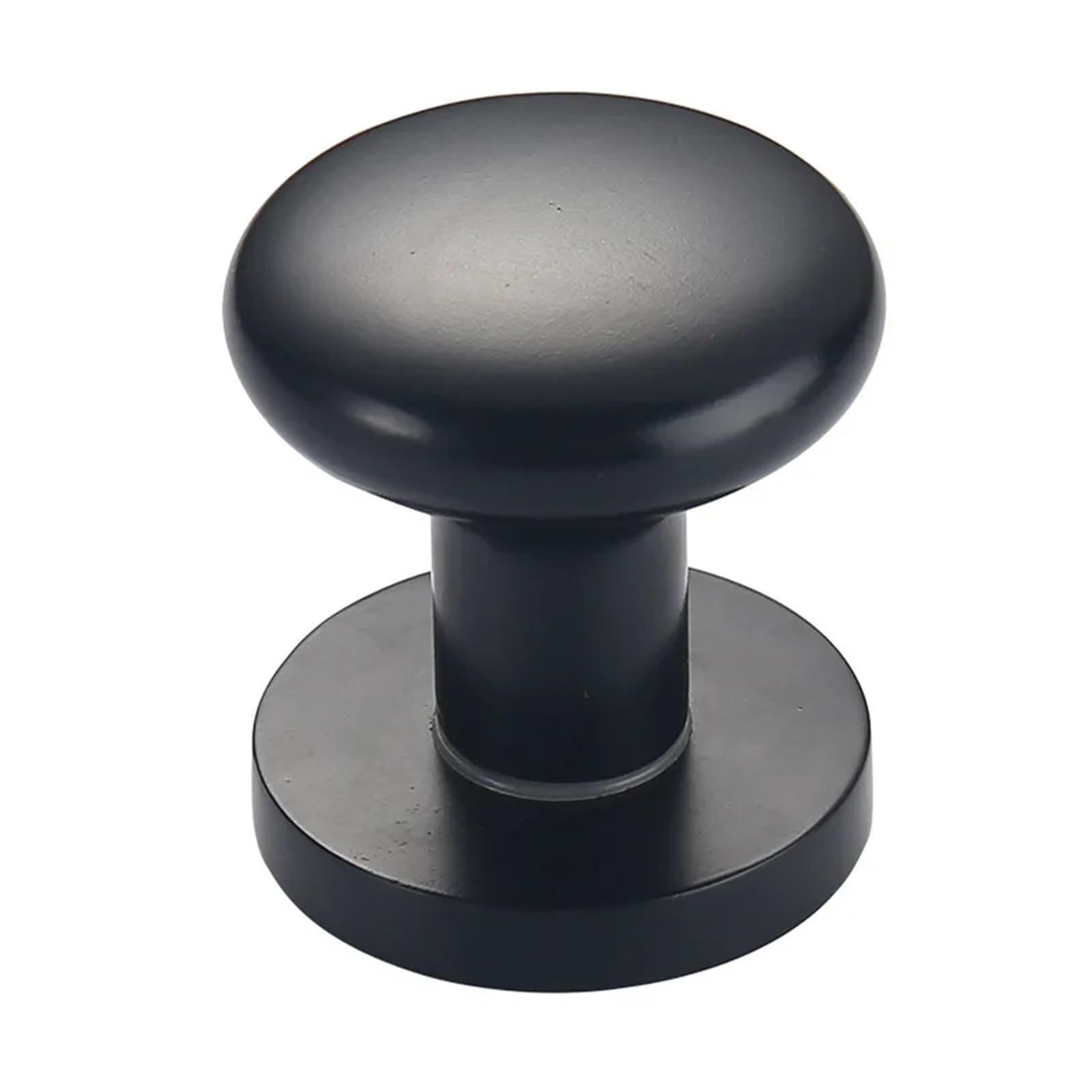 Pswbkvdblp Hoarse Black Invisible Door Lock Background Wall Concealed Zinc Alloy Single Face Keyless Circular Handle 1Pcs