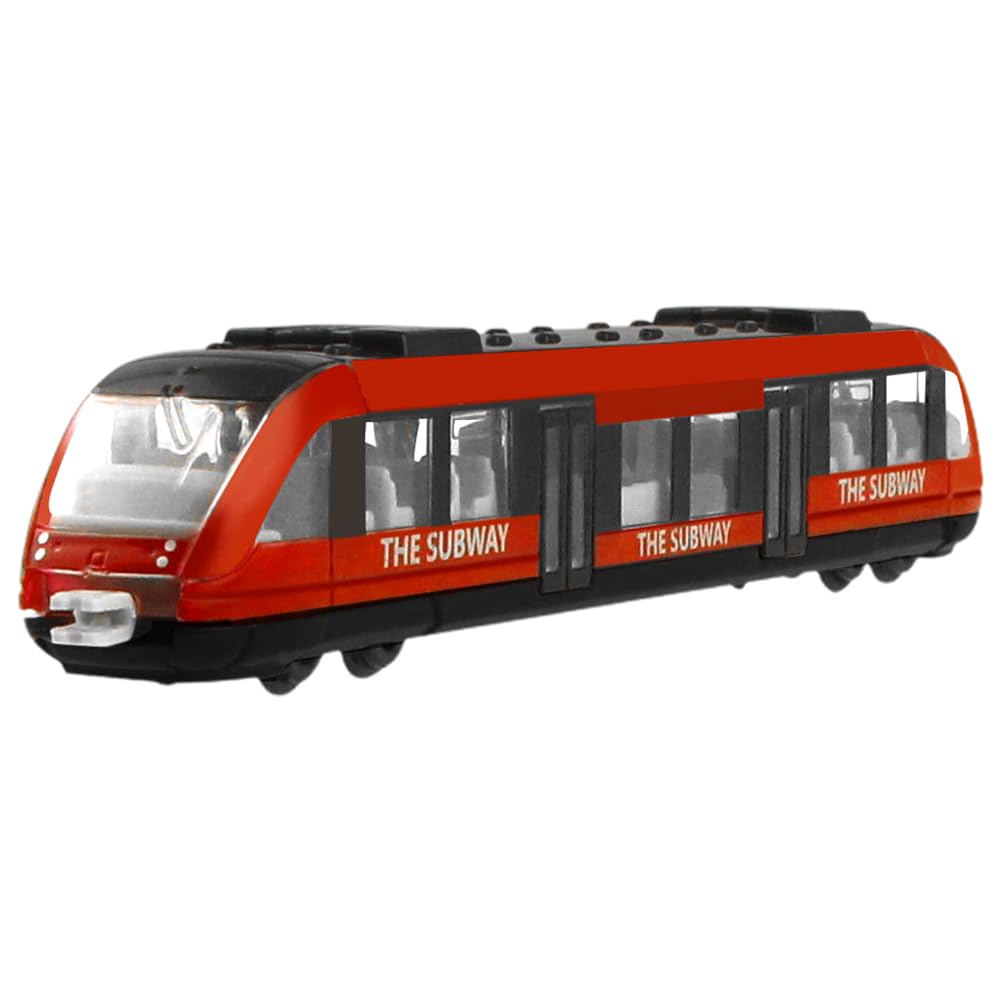 NyaSaa Train Model Toy Children Educational Toys Train Toys for Kids, Toddlers,Simulation Alloy Train High-Speed Rail Car Model (Red)