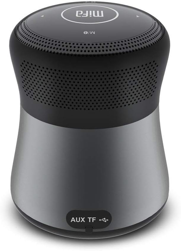 MIFA Bluetooth Speaker, Wireless Bluetooth 4.2 Touch Speaker with HD Bass Sound, Built-in Mic, AUX-in Jack and Micro SD Card Slot for Echo Dot, iPhone, iPad, Samsung, Tablet, etc.