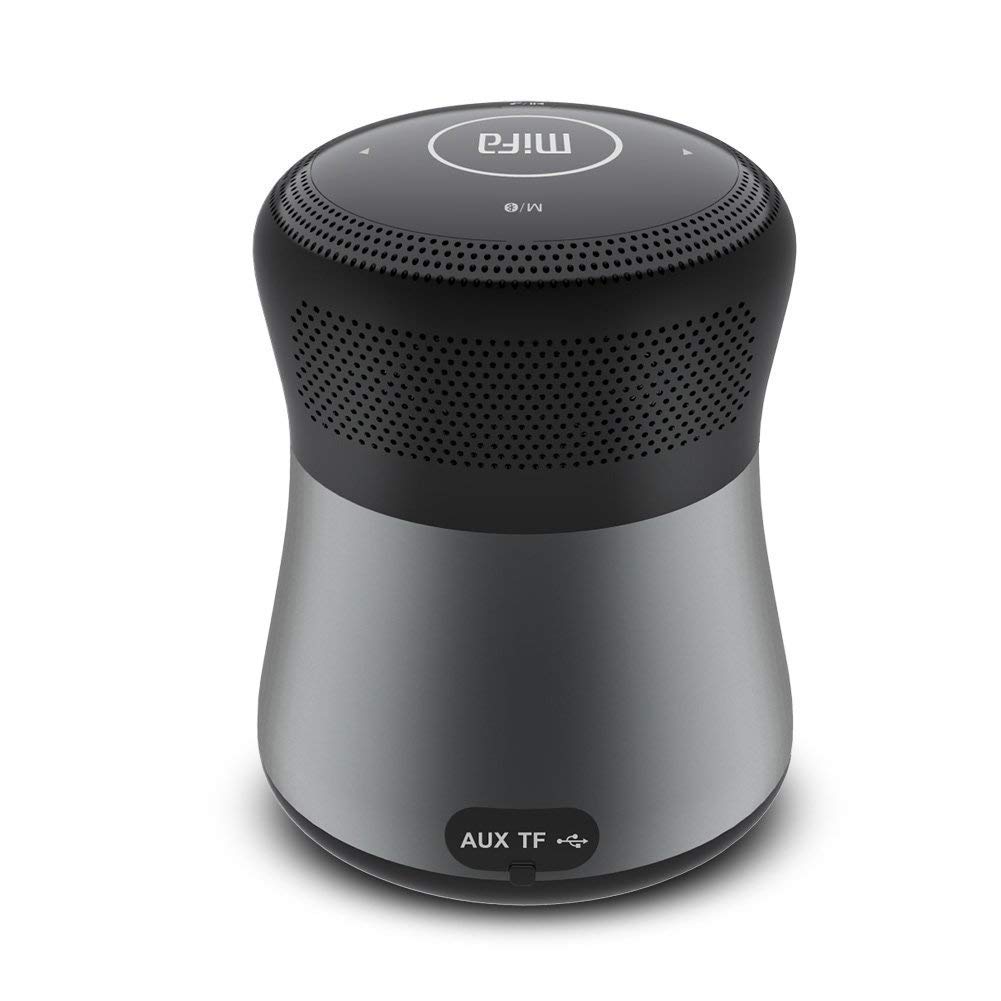 MIFA Bluetooth Speaker, Wireless Bluetooth 4.2 Touch Speaker with HD Bass Sound, Built-in Mic, AUX-in Jack and Micro SD Card Slot for Echo Dot, iPhone, iPad, Samsung, Tablet, etc.