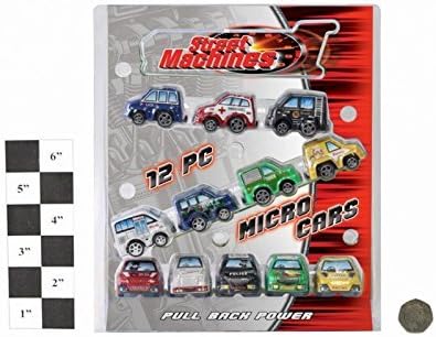 Street Machines12 Piece Pull Back Micro Cars by Street Machines