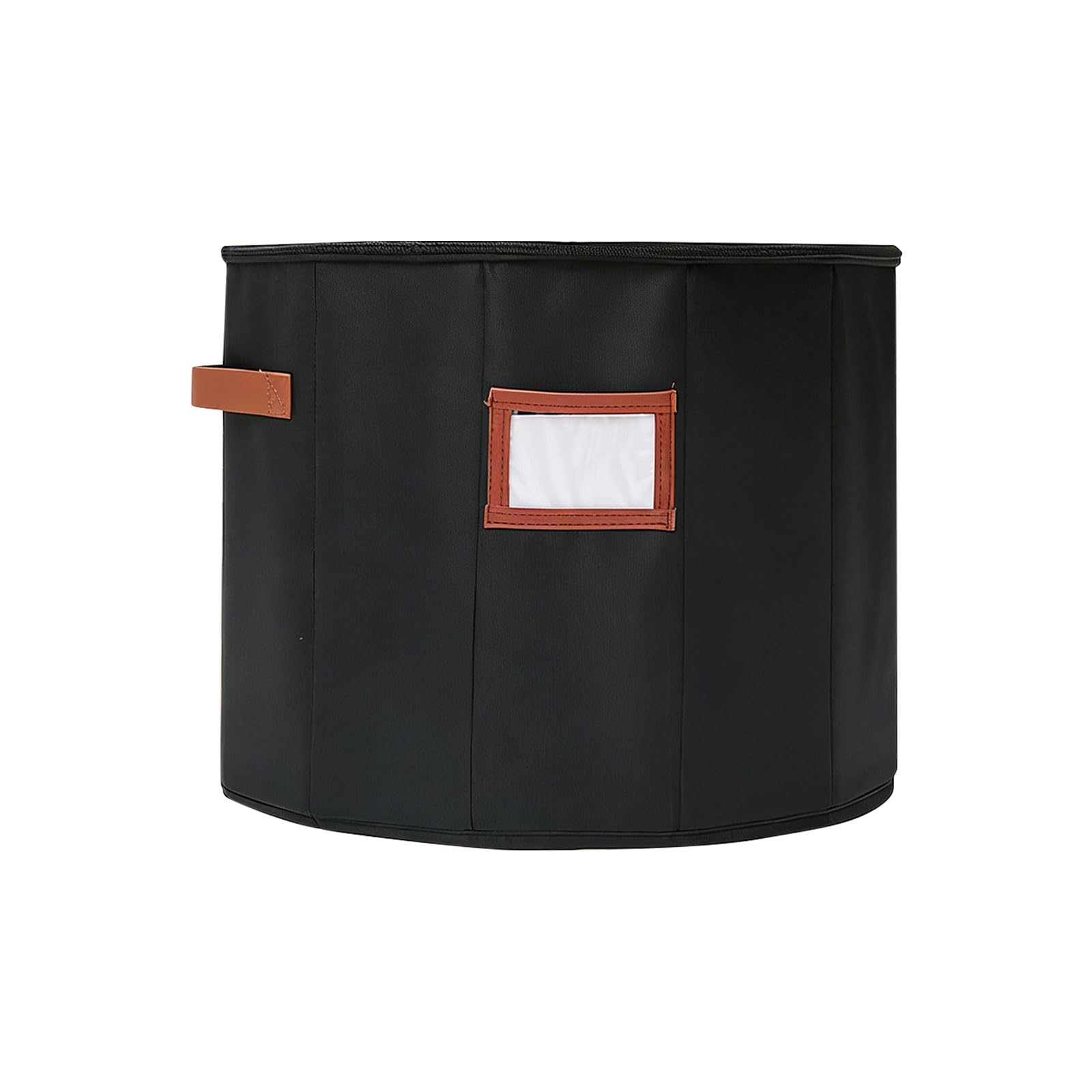 Snorvixre Round Foldable Footwear Storage Box with Adjustable Sections for Shoes Flats and Sneakers Perfect for Closet or Entryway Organization Rotating Divider Shoe Box