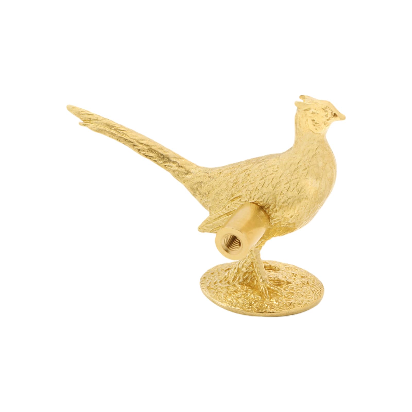 Osniyaw Primary Colour. Brass Furniture Handle Long Pheasant Tail Pattern Traditional Chinese Cupboard Knob For Wardrobes And Cupboards Drawer Handle Brass Antique Style