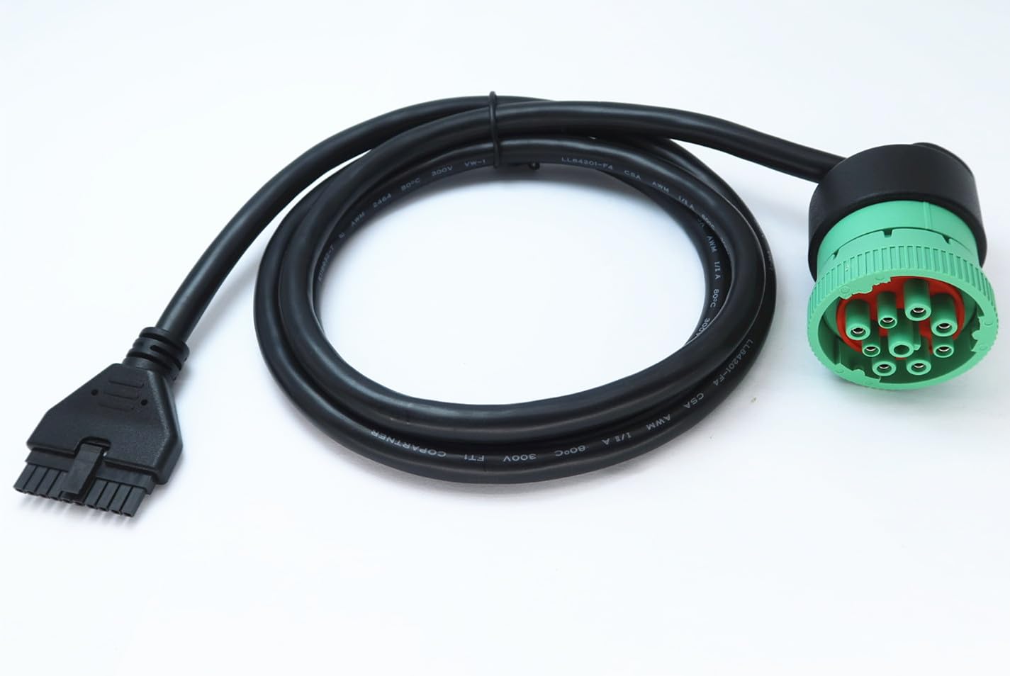 クローバーページ Amazon.com: Green 9pin J1939 to 10pin Cable for PT30 ELD