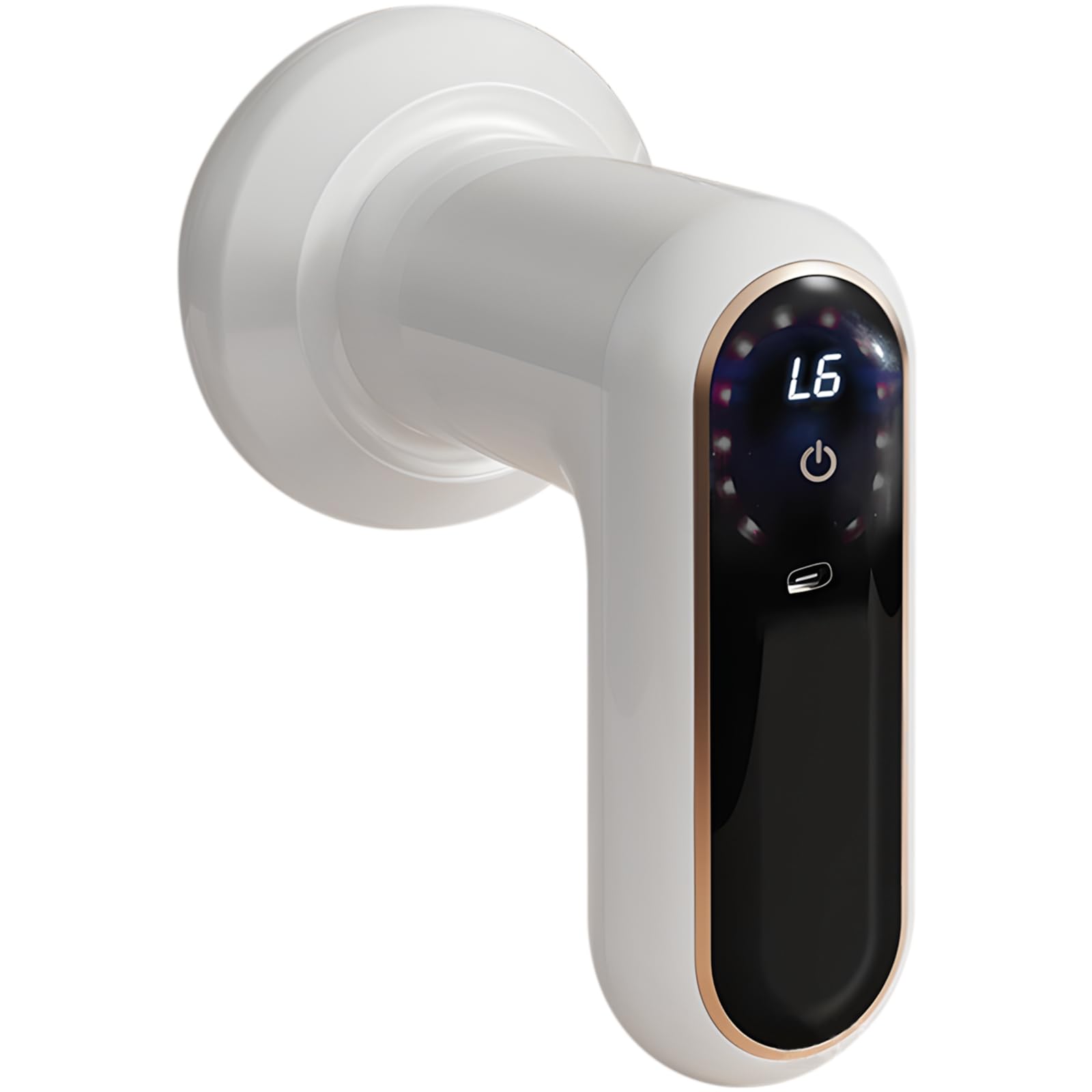 Massaggiatore elettrico anticellulite, modellatore per il corpo, con 5 testine massaggianti, intensità regolabile, display a LED, wireless, design compatto per un efficace rassodamento della pelle