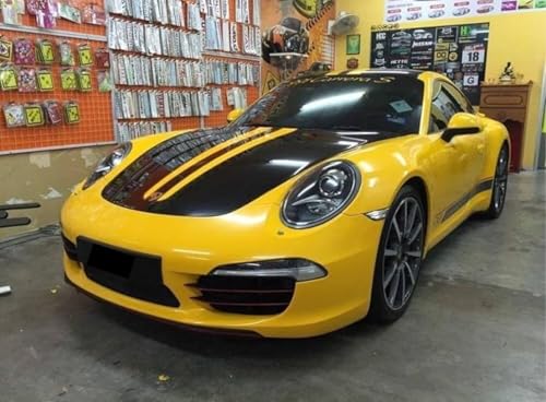Image of CREON Vinyl Wrap for Car & Bike Self Adhesive Vinyl Wrap Sheet Sticker & Decal Roll Film Auto Car Vehical Air Release (1 feet x 5 feet, Yellow Glossy Wrap)