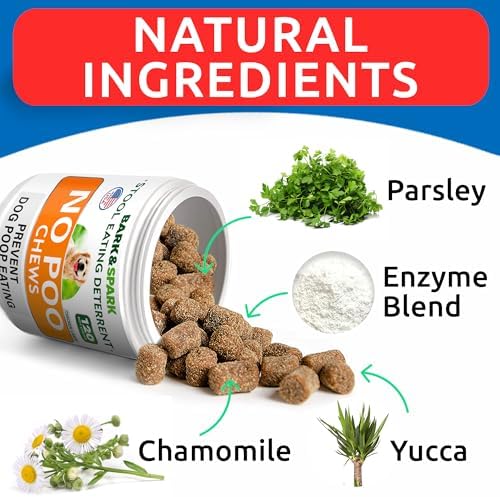 No Poo Chews for Dogs - Coprophagia & Stool Eating Deterrent with Probiotics, Digestive Enzymes & Breath Aid Support - Stop Dog Poop Eating - Made in USA - 120Ct - 3