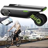 YXYLJOZ Kit di conversione per Bici elettrica con Motore ausiliario, Design Leggero e Nascosto, 4 Livelli di Assistenza per Il tragitto casa-Ufficio, Le Gite del fine Settimana. (Green)