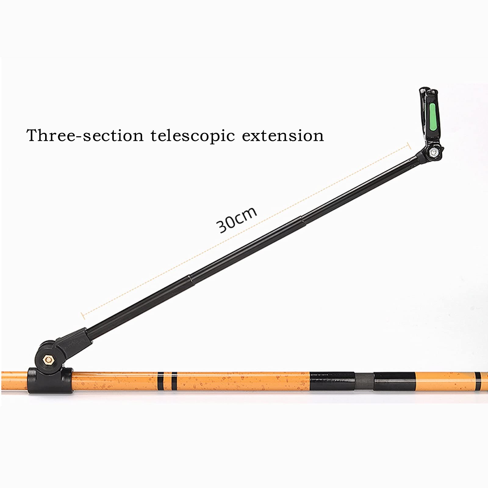 caihuashopping Support Canne a Peche Porte-Tige de Tourelle parallèle Tige de pêche Triple Triple Tranche de Tige de Tige de Tranche Super Fort Dur Support de Canne à Pêche (Size : 1.7M)