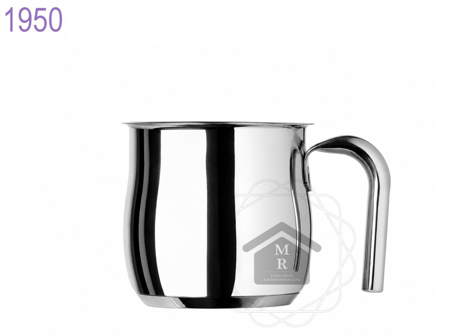 BOLLILATTE 1950 ACCIAIO INOX 18/10 TRIPLO FONDO INDUZIONE (Bollilatte cm. 12)