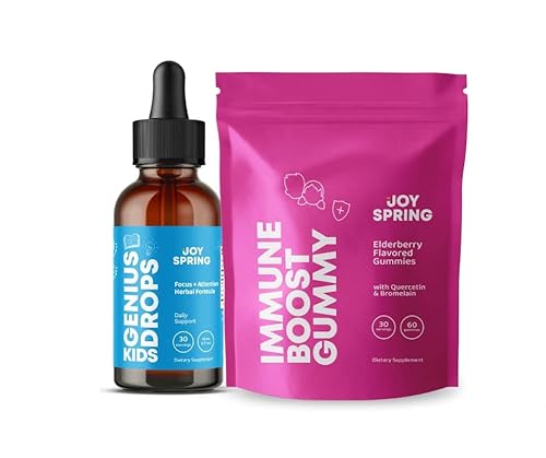 Joyspring Genius Drops Brain Supplement For Kids And Immune Support Gummies For Kids - Kids Immune Support #TOP14