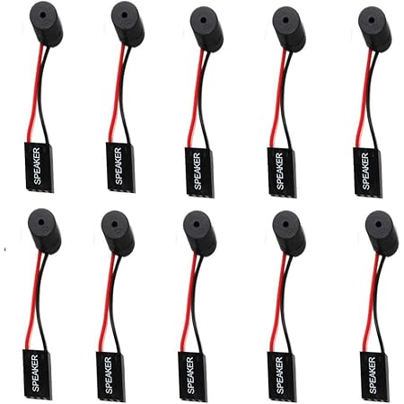 3PC Motherboard Buzzer Speakers - Mini PC Alarm Beepers For Computer Builds & Repairs